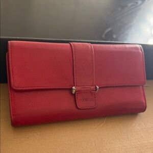 Fossil Red Leather Women's Wallet